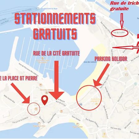 Appartement vue sur mer et sur intra muros st Malo ferry et commerces à 100 m Saint-Malo Extérieur photo